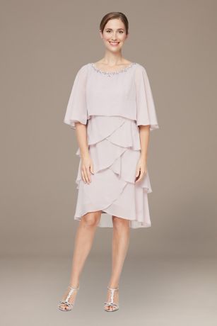 ワンピース chilaubeblanc Narrow line Cape Dress Narrow line